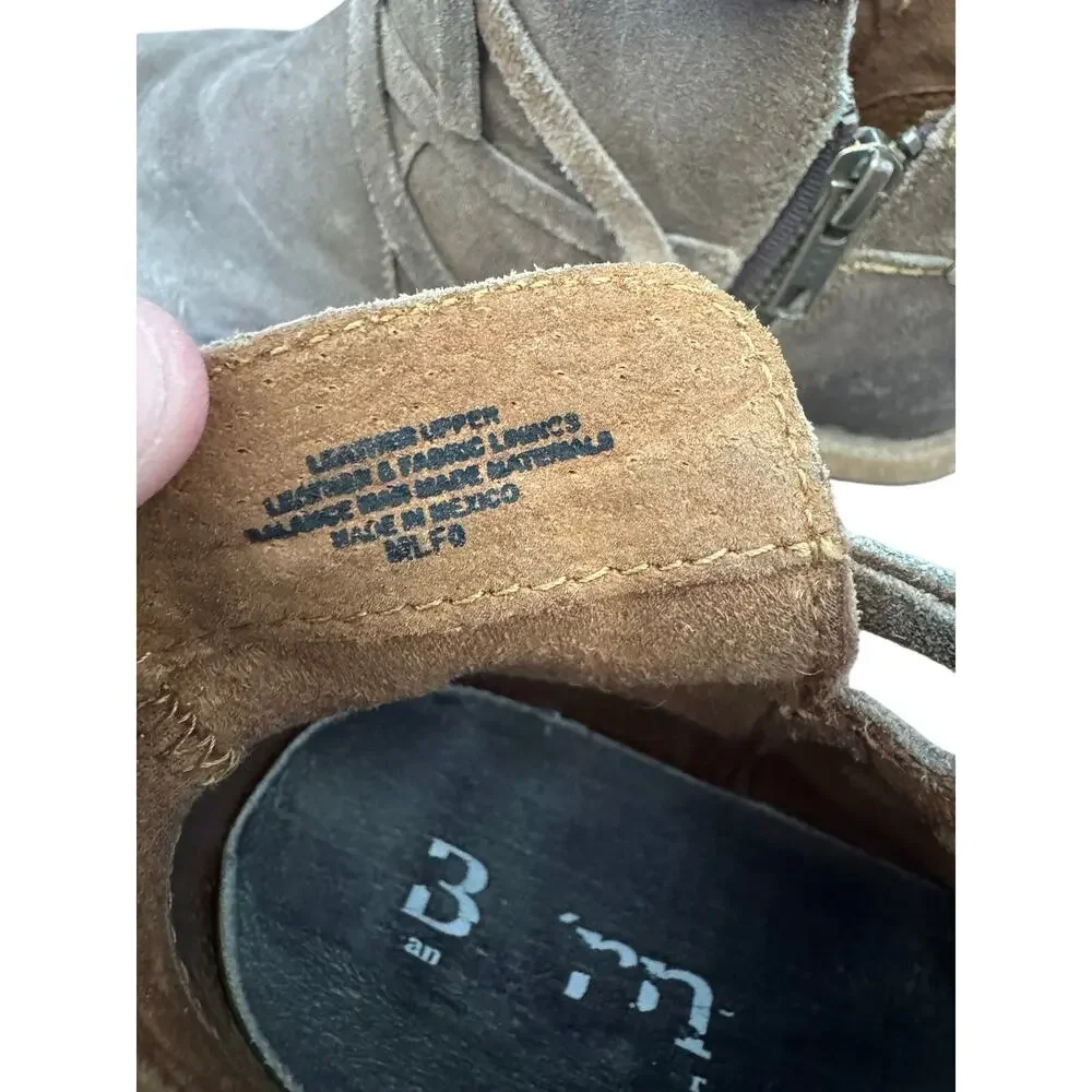 Born Tarkiln Brown Suede ankle boots - Picture 5 of 7